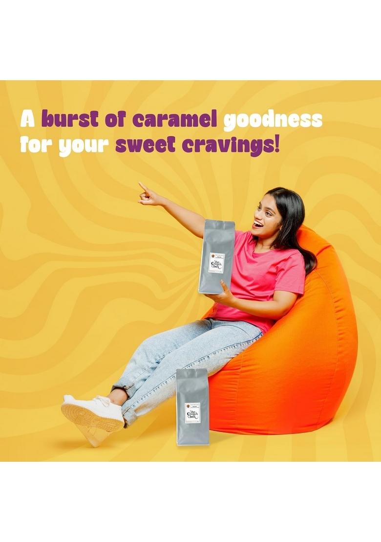 The Crunch Box Ready to Eat Caramel Popcorn Value Packet | Perfect for Movie Nights, Road Trips, Game Evening Snacks, Parties and Gatherings