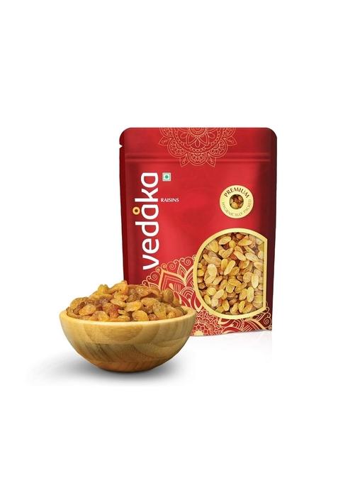 Vedaka Amazon Brand - Premium Fresh Raisins | 500 g Kismish Sweet Fruity Taste Soft Chewy Texture Healthy Snack Natural Source of Antioxidants, Potassium and Fiber