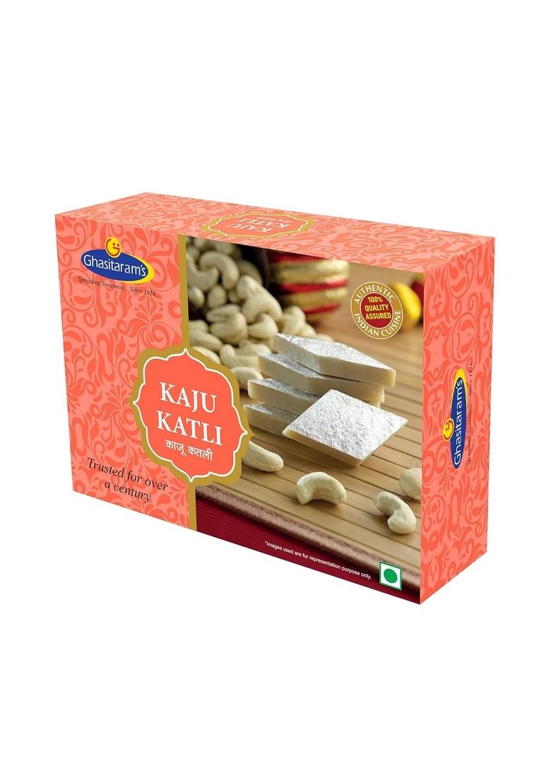 GHASITARAM'S Indian Cuisine Healthy & Tasty Pure Kaju Katli (200g)