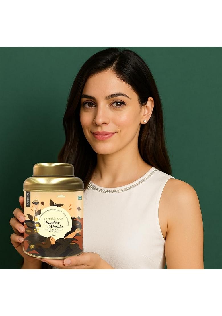 Saffron Cup Bombay Masala Black Tea by