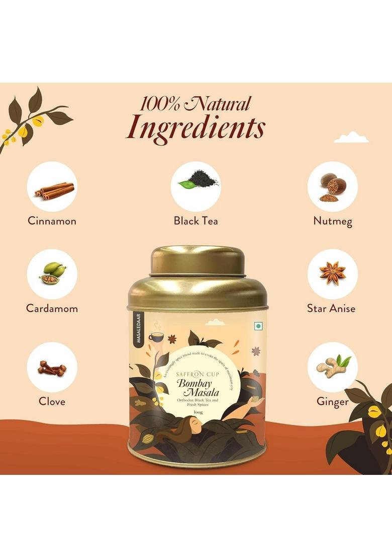 Saffron Cup Bombay Masala Black Tea by