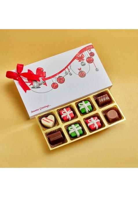 Jus' Trufs Cocoa Christmas Delight | Gifts For and New Year Chocolate Gifting X-mas Chocolates Basket