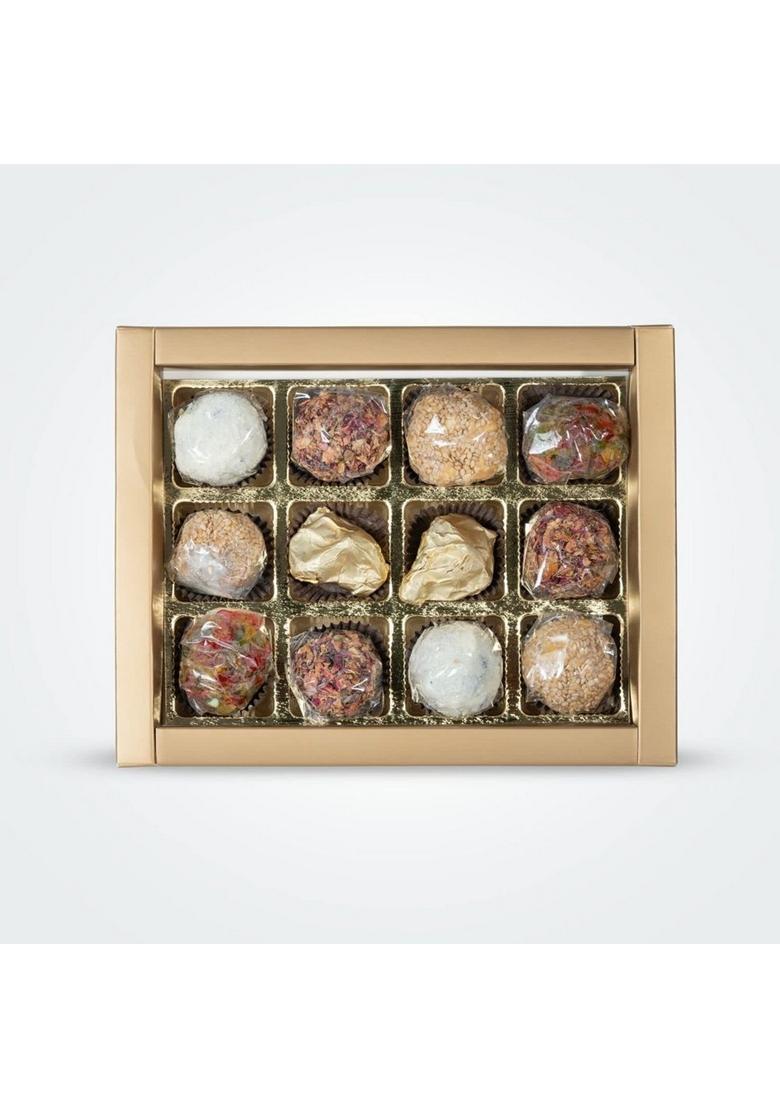 THE CHOCOLATE NATION PREMIUM GIFT BOX|GOURMET BALL, ALMOND ROCKS|FESTIVAL GIFTING|BIRTHDAY