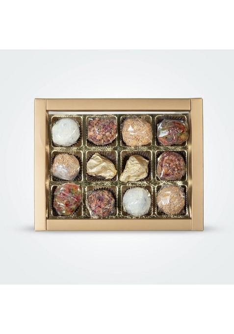 THE CHOCOLATE NATION PREMIUM GIFT BOX|GOURMET BALL, ALMOND ROCKS|FESTIVAL GIFTING|BIRTHDAY