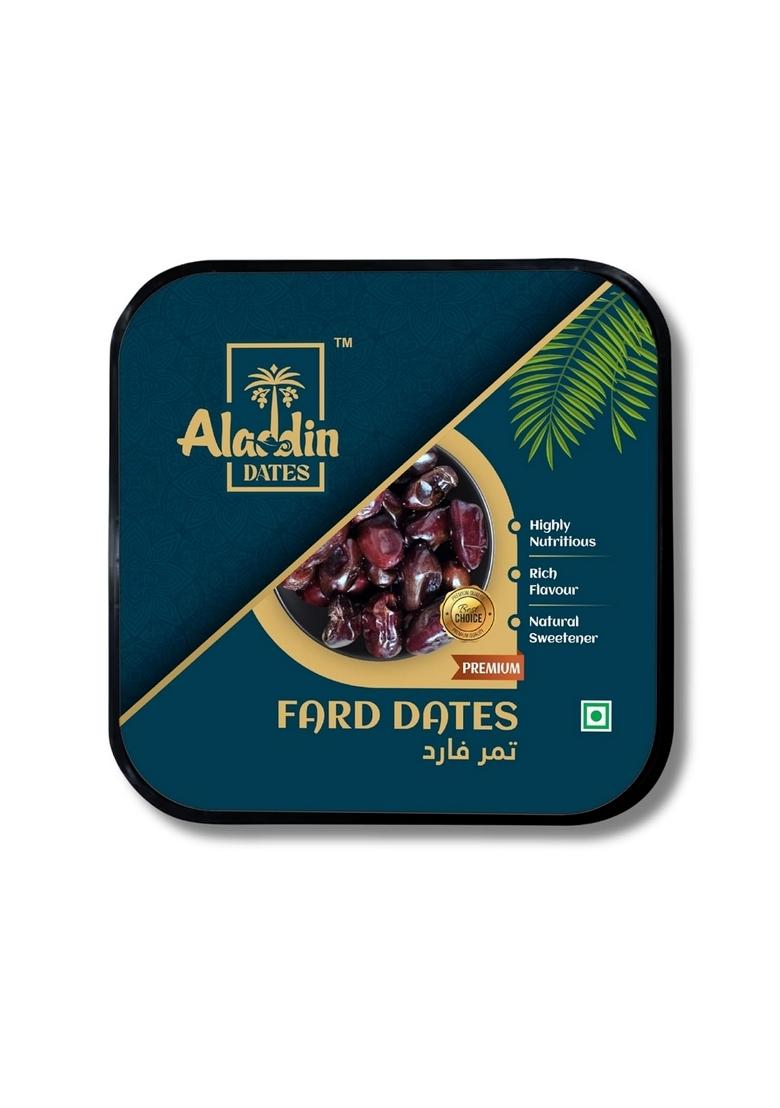 Aladdin Dates Fard Dates/Khajoor 800 Grams (400 * Pack of 2)| IML Continer Packed| Khajur| Dry Fruits | Khajoor Healthy Snacks |High Fibre.
