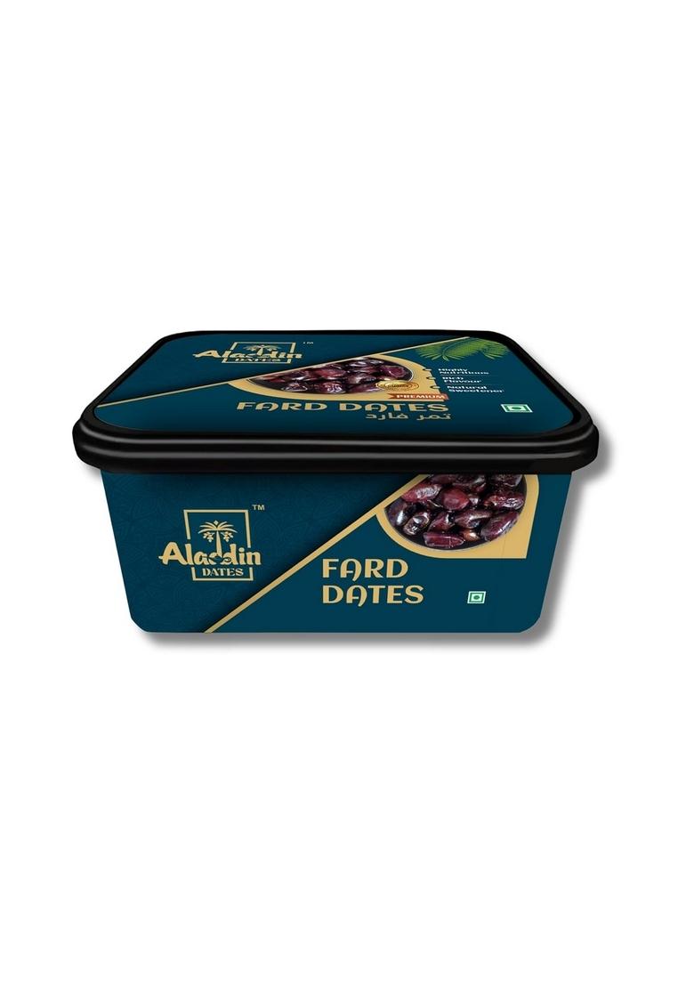 Aladdin Dates Fard Dates/Khajoor 800 Grams (400 * Pack of 2)| IML Continer Packed| Khajur| Dry Fruits | Khajoor Healthy Snacks |High Fibre.