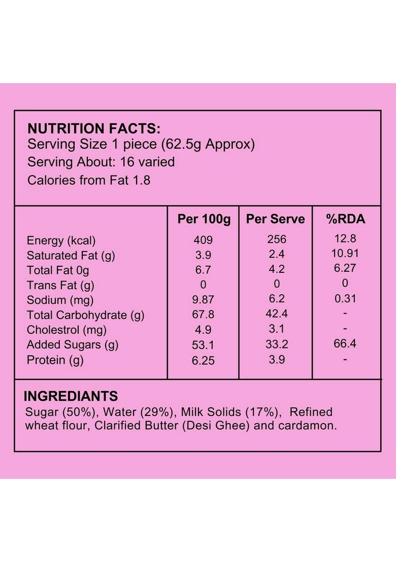 HIRA SWEETS Gulab Jamun 1kg Tin | Fresh Traditional Indian Mithai Ready to Eat Perfect Festive Gift Box No Added Colors Ideal for Celebrations & Gifting
