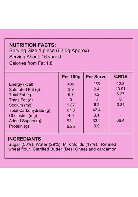 HIRA SWEETS Gulab Jamun 1kg Tin | Fresh Traditional Indian Mithai Ready to Eat Perfect Festive Gift Box No Added Colors Ideal for Celebrations & Gifting