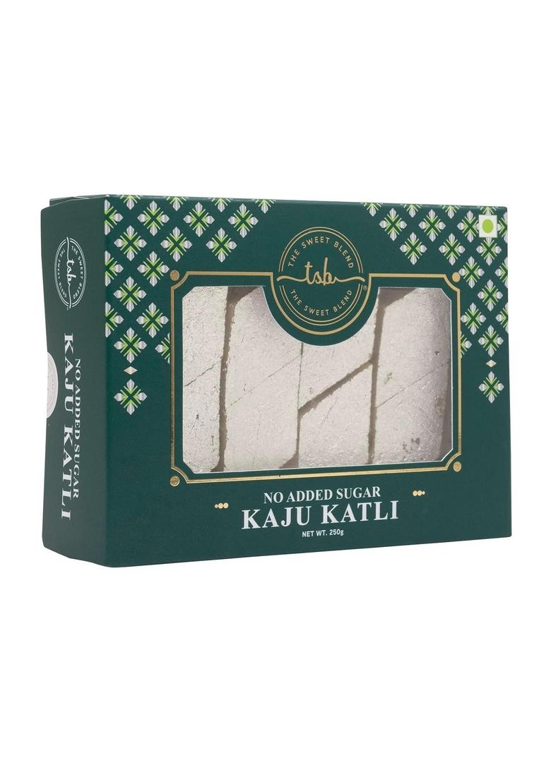 THE SWEET BLEND Sugar-Free Kaju Katli 250 g | Gluten-Free Indian Mithai Sweetened with Stevia No Added Sugar Authentic Taste Gift Box Ideal for Diwali