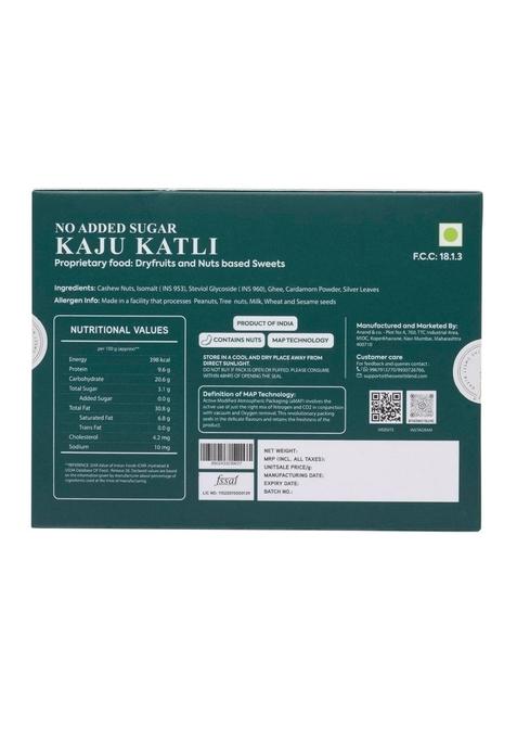 THE SWEET BLEND Sugar-Free Kaju Katli 250 g | Gluten-Free Indian Mithai Sweetened with Stevia No Added Sugar Authentic Taste Gift Box Ideal for Diwali