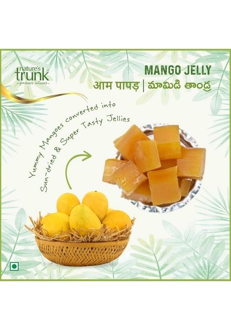 Natures Trunk Mango Jelly | 750 g Aam Papad Mamidi Thandra Sun Dried Traditional Fruit Snack Ripe Pulp No Preservatives Natural Sweet Candy