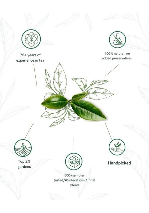 1950 origins Ananda Classic Premium Black tea | Pure Assam CTC Leaves Kadak Chai 100% Natural Loose-Leaf Rich, Strong & Fresh Single Estate 150g Tin Caddy