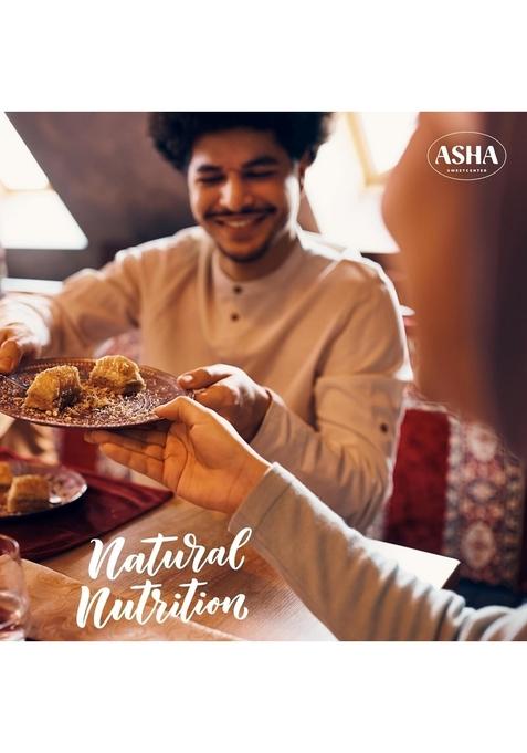 ASHA SWEET CENTER SWEETS Combo Gifting Pack of Baklava Assorted 430g with Navrathana Mixture 250gm | Premium Perfect For And Snacking Turkish Delight Made Fresh Ingredients Tea Time