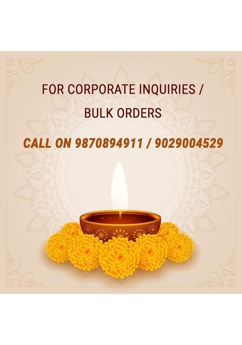 Oriole Gifts Diwali Hamper with Dry Fruits & Chocolate for Employees Family | Almond 100g, Cashews 8 Assorted Chocolates