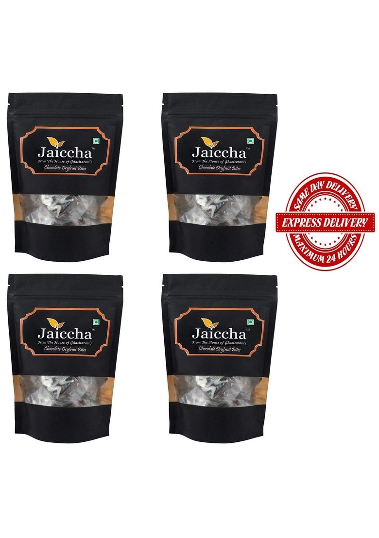 Ghasitaram Gifts Express Delivery Chocolate Dryfruit Bites 800 GMS in Black Paper Pouch |Gift for Diwali,Holi,Valentine,Christmas,Birthday,Anniversary,Gift Her,Him,Mothers Day,Fathers Day|