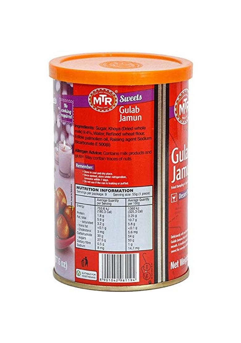 MTR Gulab Jamun Tin 500g