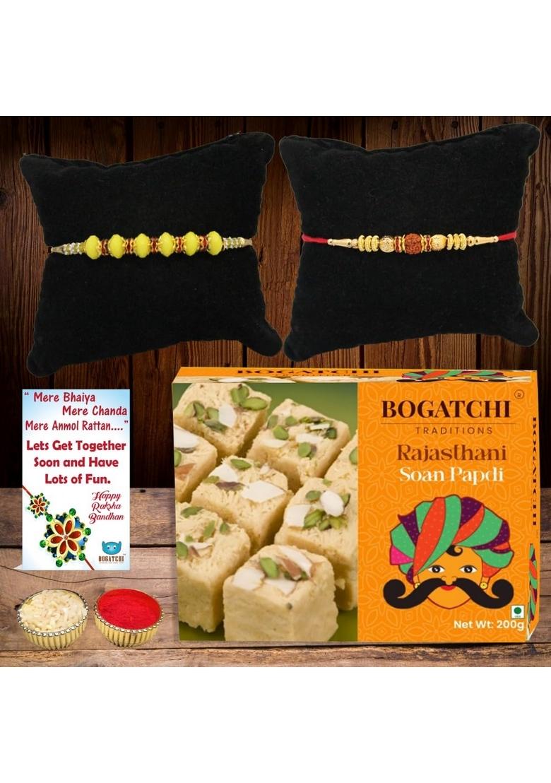 BOGATCHI Cultural Special Soan Papdi, Premium Gift for Traditional Indian Celebrations, 200g