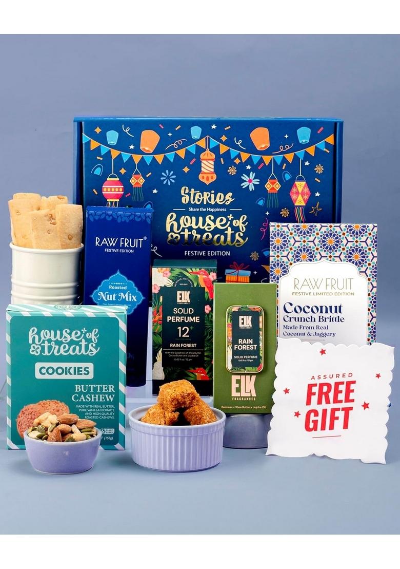 HYPERFOODS Christmas Gifting For Family and Friends Chocolates Gift Pack Dry Fruits Rain Forrest Solid Perfume Stories Hamper Gifts New Year