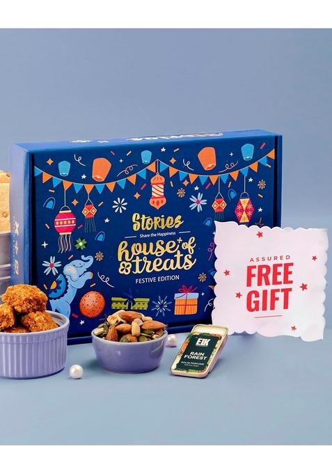 HYPERFOODS Christmas Gifting For Family and Friends Chocolates Gift Pack Dry Fruits Rain Forrest Solid Perfume Stories Hamper Gifts New Year