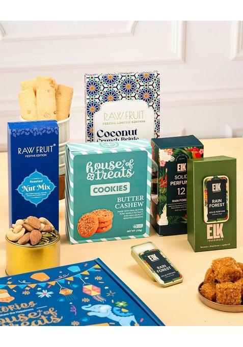 HYPERFOODS Christmas Gifting For Family and Friends Chocolates Gift Pack Dry Fruits Rain Forrest Solid Perfume Stories Hamper Gifts New Year