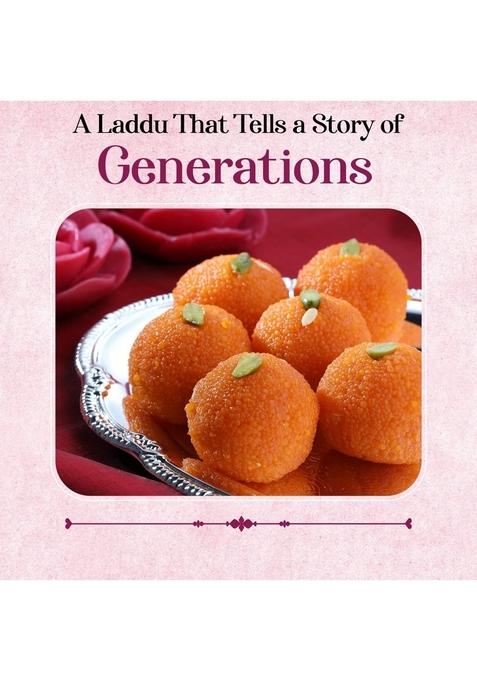ASHA SWEET CENTER Sweets | Motichur Laddu 250g (Pack of 2) Indian for Gifting and Celebration Motichoor Fresh Boondi Ladoo Mithai Box