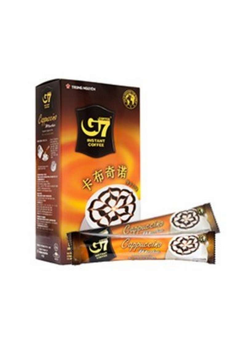 Trung Nguyen G7 Instant Cappuccino Mocha Coffee | Vietnamese Gourmet Coffee- Box 12 Sticks*18gms, net weight:216gms - Indya
