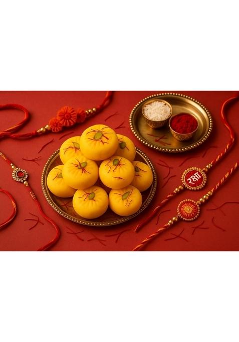 GHASITARAM'S Diwali Gifts 2 Fancy Diya with Kesar Mawa Peda 400 gm For Gifting, Festive Gifting