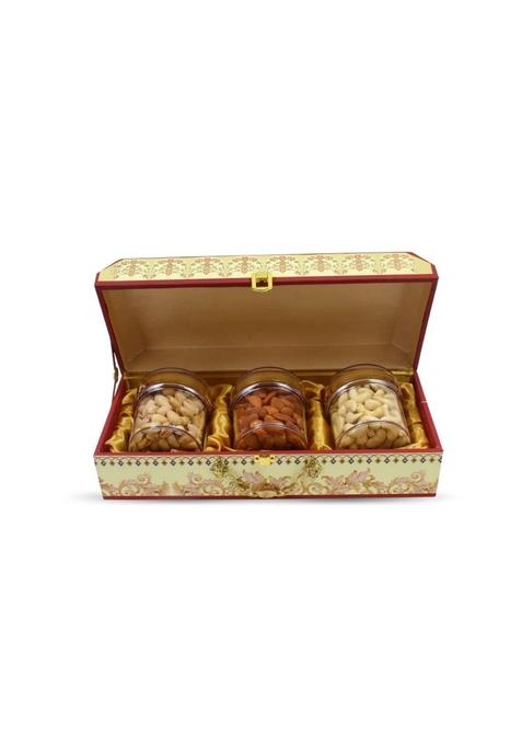 SAPPHIRE FOODS Diwali Gift Hampers Dry Fruit Pack Gifts In Jars for Employees Family Friends SF 39 3 Jar