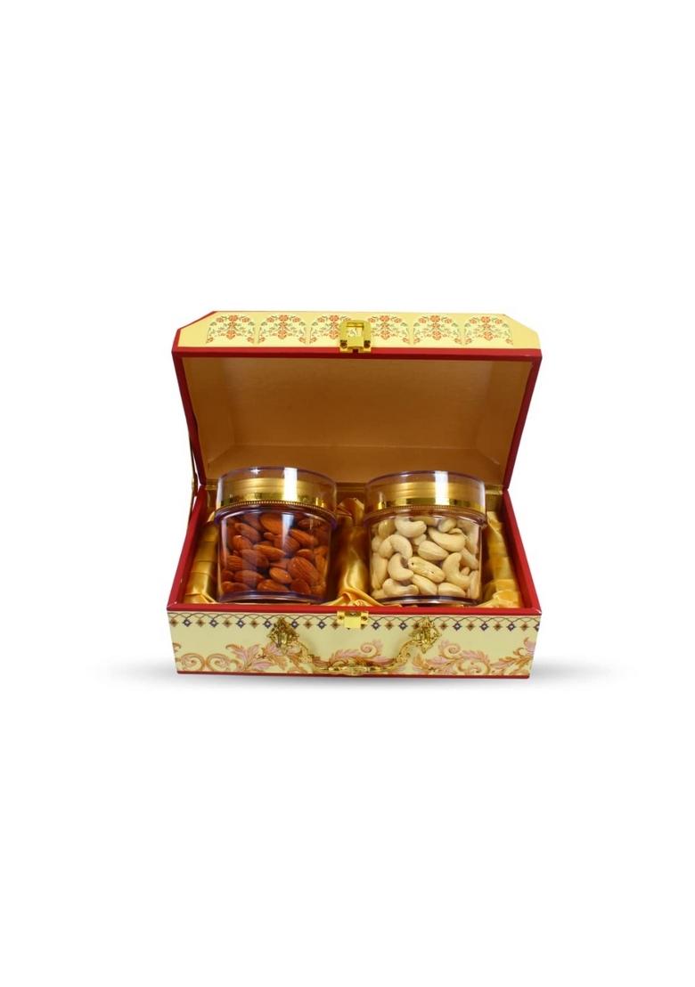 SAPPHIRE FOODS Diwali Gift Hampers Dry Fruit Pack Gifts In Jars for Employees Family Friends SF 38