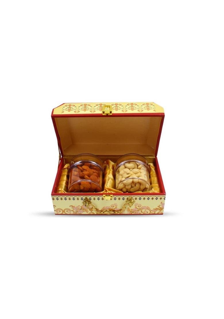 SAPPHIRE FOODS Diwali Gift Hampers Dry Fruit Pack Gifts In Jars for Employees Family Friends SF 38