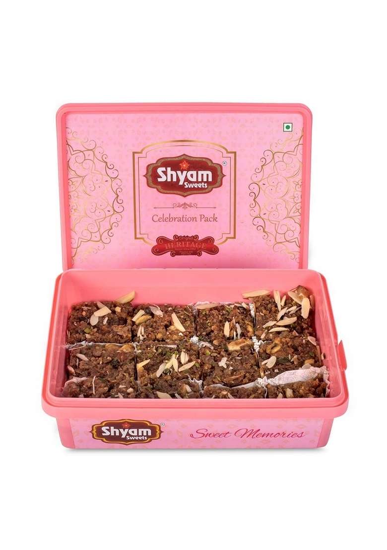 shyam sweets Dodha Burfi (400gm) | Premium Indian Sweet with Cashew & Almonds Heritage Recipe Low Sugar Festive Mithai Box - Indya