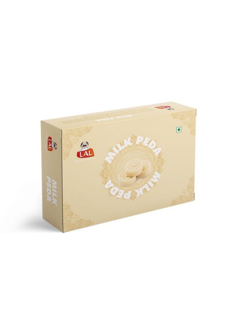 Lal Sweets Milk Peda||Made With Solids||Fresh & Delicious Doodh Peda||Sweets Gift Box-400 Gram