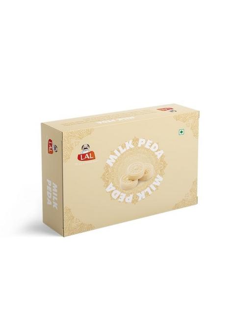 Lal Sweets Milk Peda||Made With Solids||Fresh & Delicious Doodh Peda||Sweets Gift Box-400 Gram