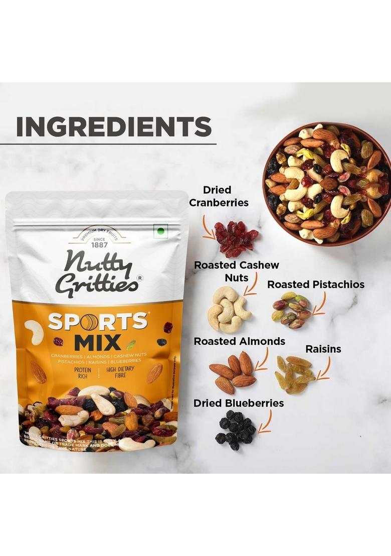 NUTTY GRITTIES Premium Sports Mix 350g
