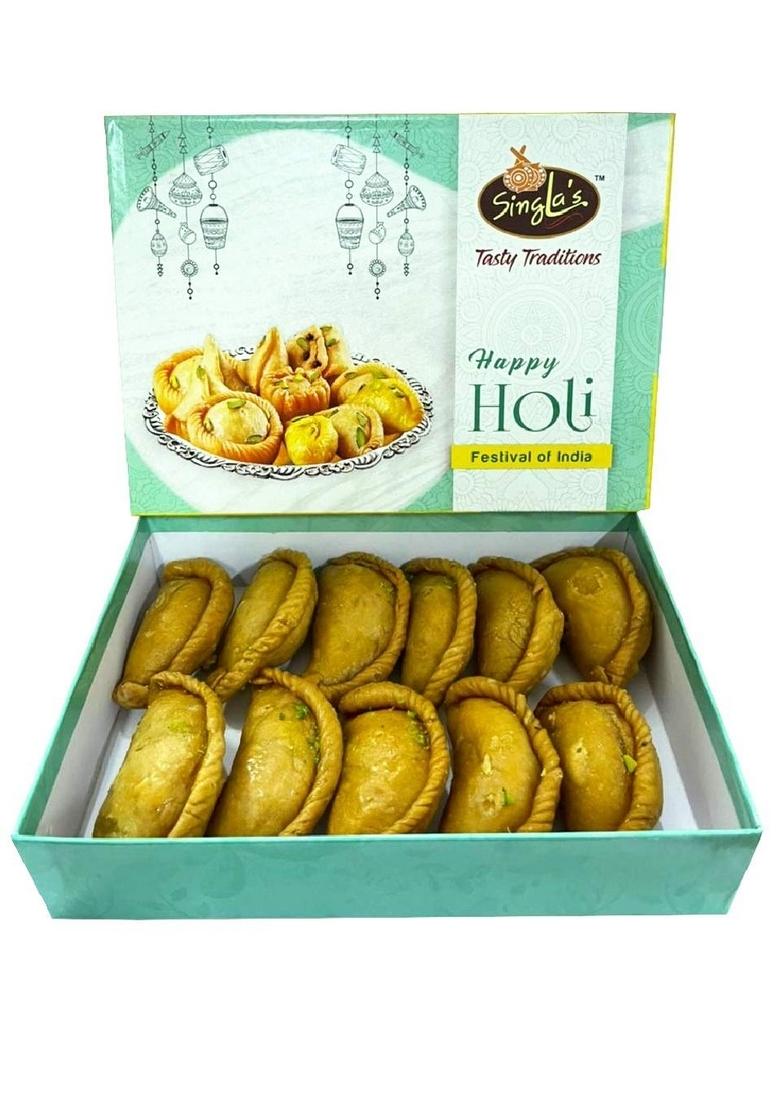 Singla Sweets Dry Sweet Maida Gujia Gifts Festival Box 500g