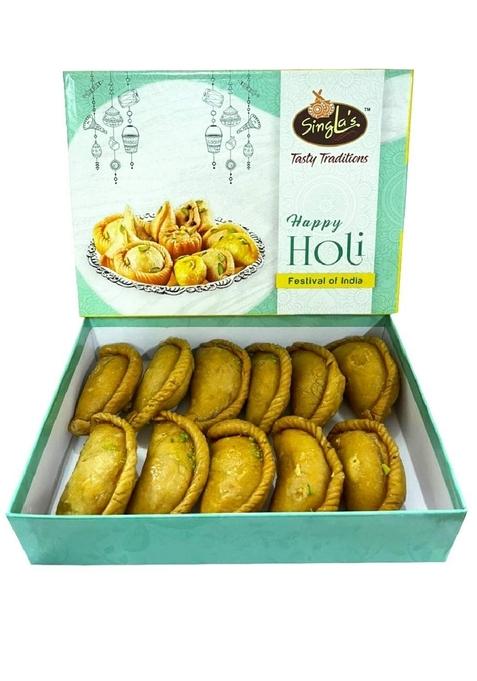 Singla Sweets Dry Sweet Maida Gujia Gifts Festival Box 500g