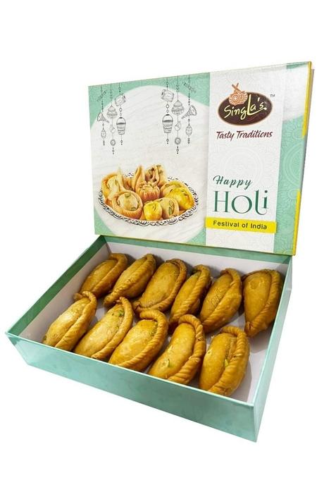 Singla Sweets Dry Sweet Maida Gujia Gifts Festival Box 500g