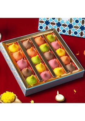 THE BAKLAVA BOX Flavoured Modak Sweets 500g | Assorted Fusion Modaks for Ganesh Chaturthi