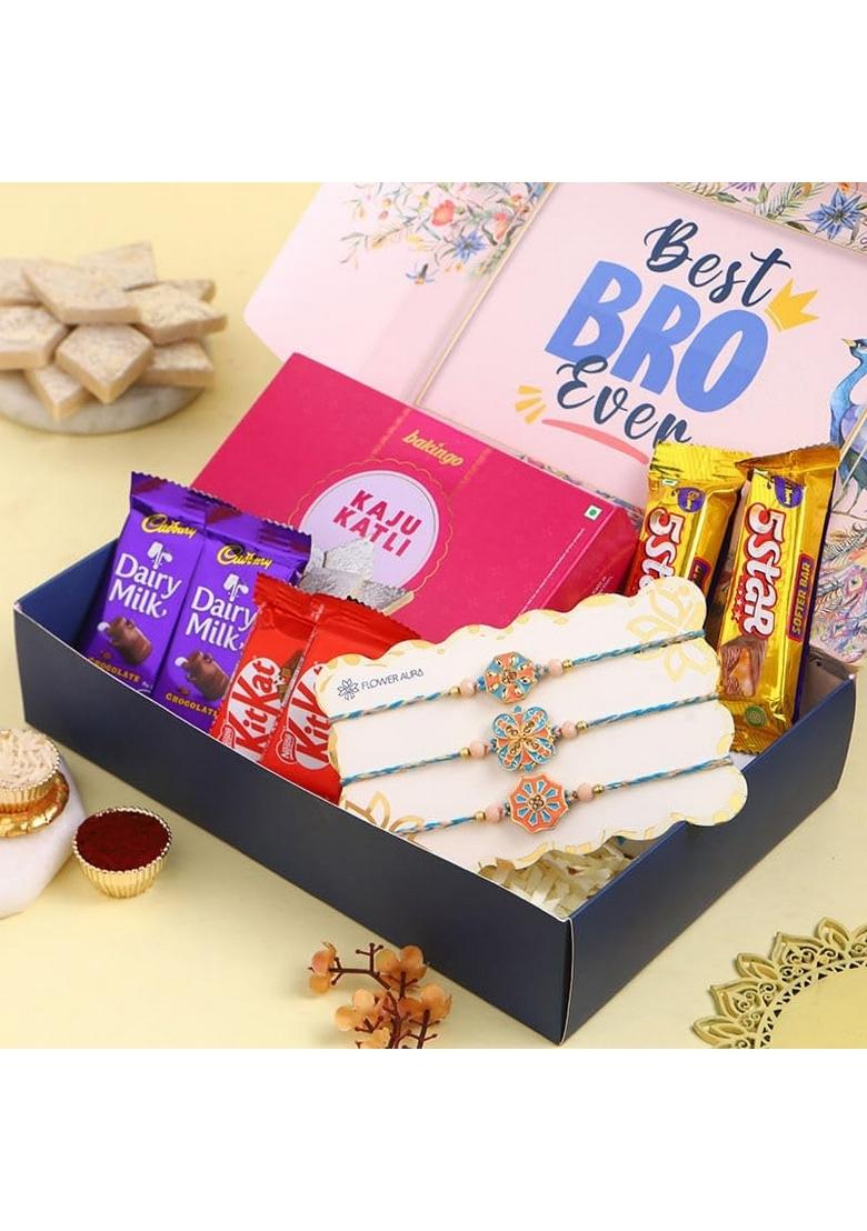 Floweraura Premium Rakhi Hamper For Brother