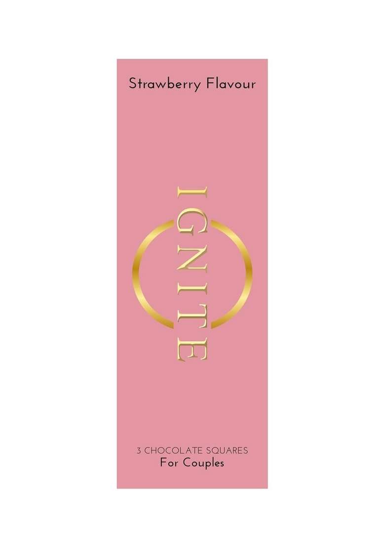 MBDH Wellness Ignite Chocolate Bars(1 Box) Luxurious Strawberry Flavour For Uplifting Mood & Vitality Ideal Men Women,Vegetarian And Gluten-Free Delight,110 Grams - Indya