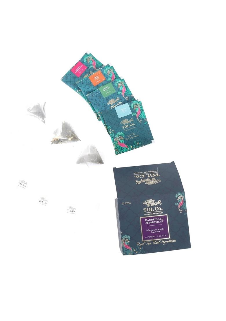 TGL Co. The Good Life Company Handpicked Assortment-Assorted Black Tea Collection (16 Bags) Pack Of 2,170 Grams