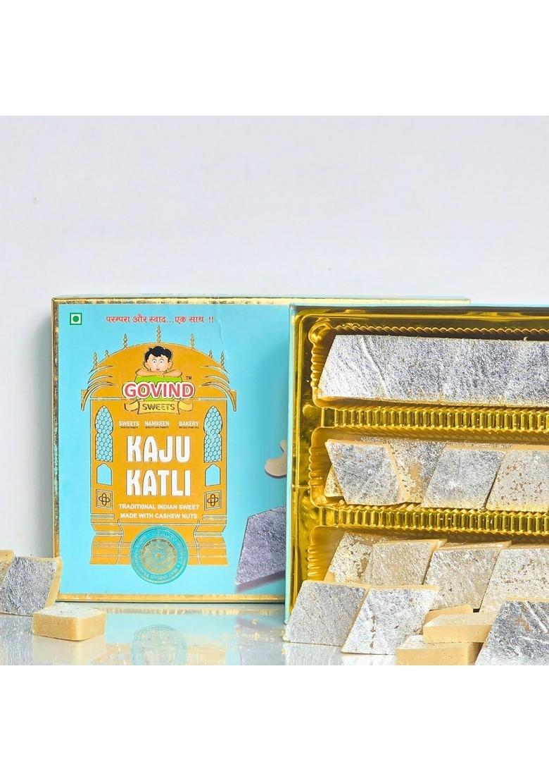 Govind Sweets Kaju Katli, Traditional Indian Sweet Made with Cashew Nuts, Gift Box