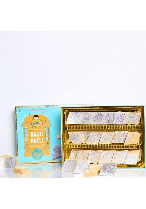 Govind Sweets Kaju Katli, Traditional Indian Sweet Made with Cashew Nuts, Gift Box