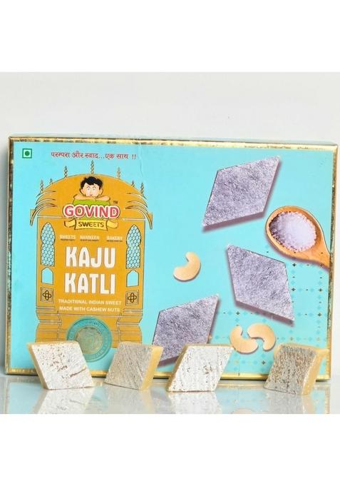 Govind Sweets Kaju Katli, Traditional Indian Sweet Made with Cashew Nuts, Gift Box