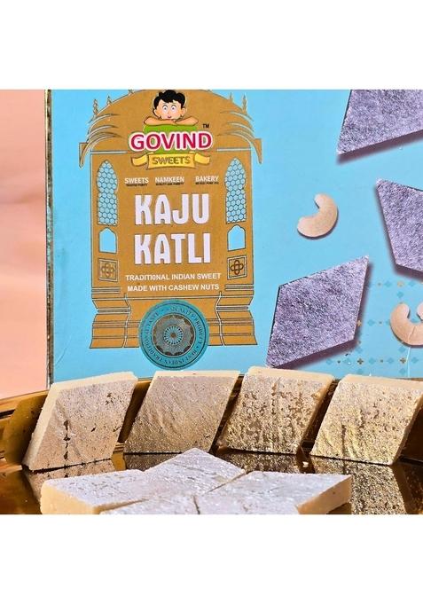 Govind Sweets Kaju Katli, Traditional Indian Sweet Made with Cashew Nuts, Gift Box