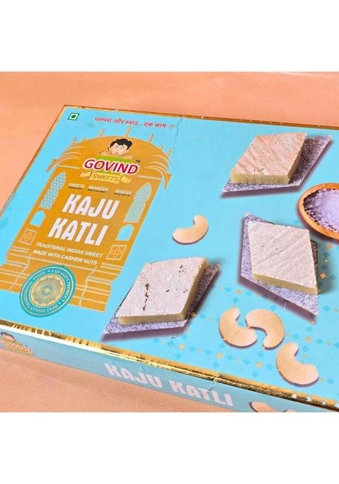 Govind Sweets Kaju Katli, Traditional Indian Sweet Made with Cashew Nuts, Gift Box