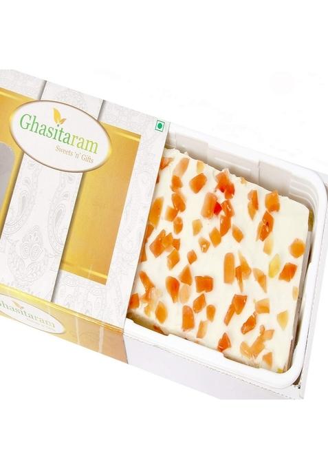 Ghasitaram Gifts Sweets - Irish Cashew Papaya Cake|Sweets|Sweets Gift Pack|Diwali Sweets|Indian Mithai|Diwali Box|