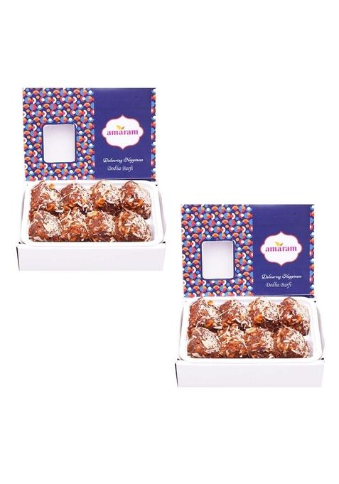 Amaram by Ghasitaram Dodha Barfi Sweets Gift, 400g|Sweets|Sweets Gift Pack|Diwali Sweets|Indian Mithai|Diwali Box