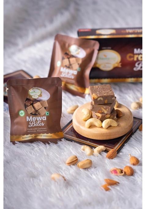 Ghasitaram Gifts MEWA Bites Pouches Pack of 5|Sweets|Sweets Gift Pack|Diwali Sweets|Indian Mithai|Diwali Sweets Box