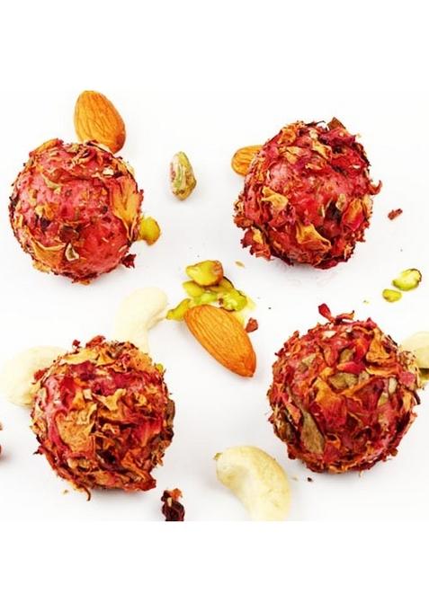 Ghasitaram Gifts Sweets - Rose Petal Strawberry Balls 400 GMS |Sweets|Sweets Gift Pack|Diwali Sweets|Indian Mithai|Diwali Box|Sweets Box